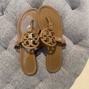 Tory Burch Miller Sandals - nude
